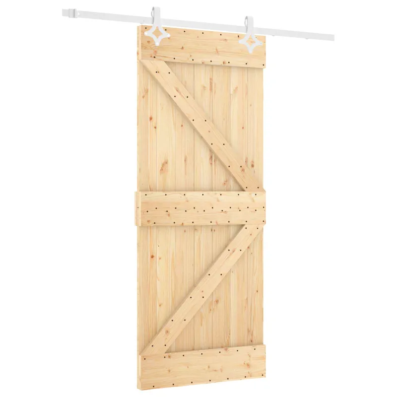 Slankios durys Natūrali ir Balta 80 x 210 cm