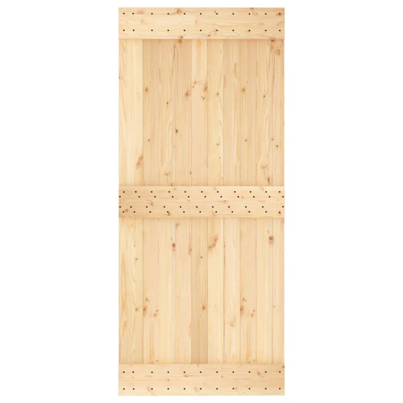 Slankios durys Natūrali ir Balta 90 x 210 cm