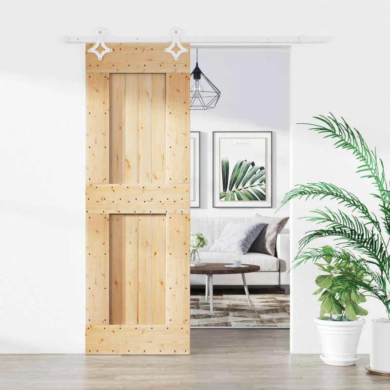 Slankios durys Natūrali ir Balta 70 x 210 cm