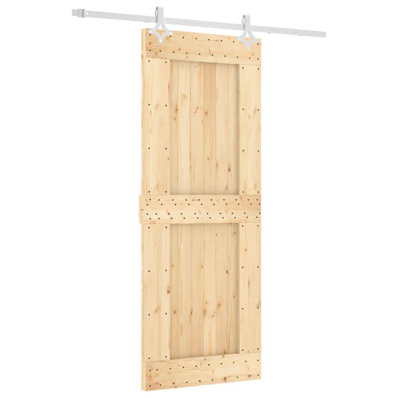 Slankios durys Natūrali ir Balta 80 x 210 cm