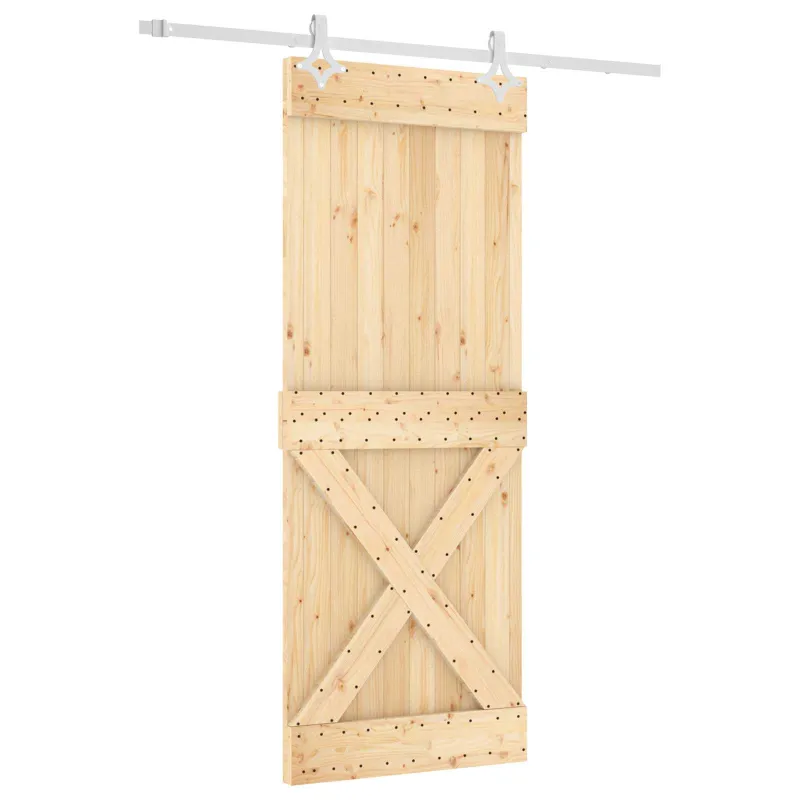 Slankios durys Natūrali ir Balta 80 x 210 cm