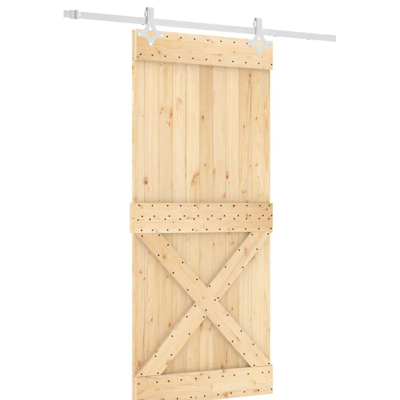 Slankios durys Natūrali ir Balta 90 x 210 cm