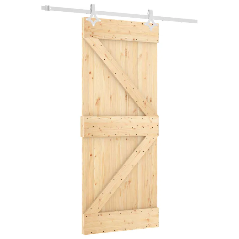 Slankios durys Natūrali ir Balta 85 x 210 cm