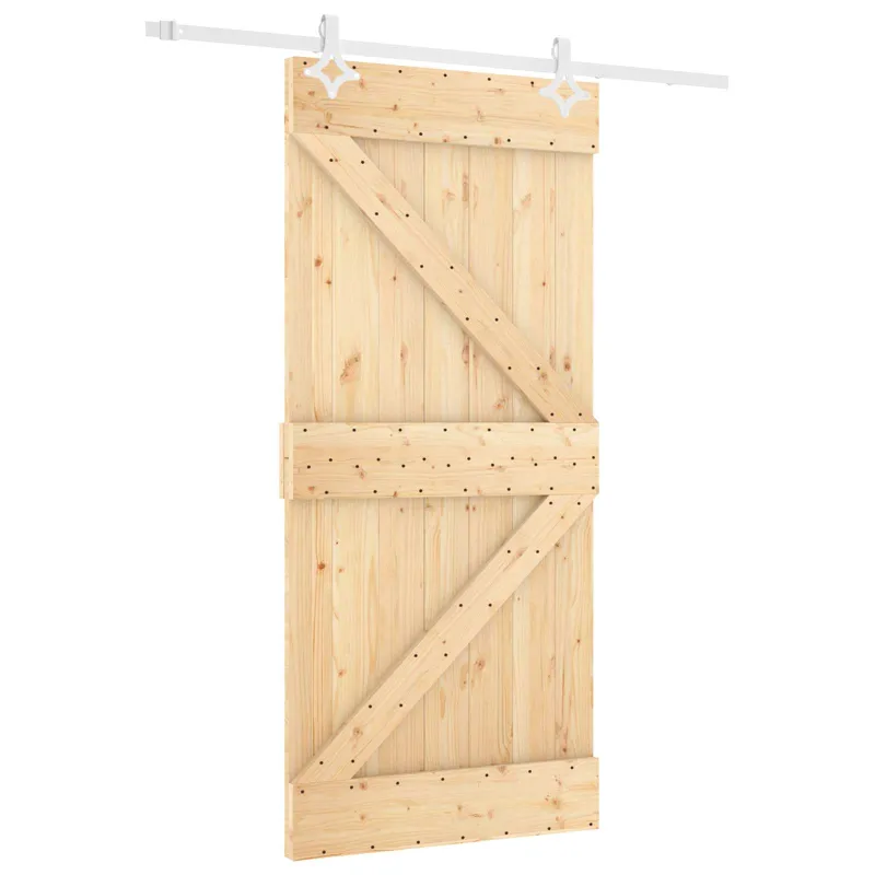 Slankios durys Natūrali ir Balta 90 x 210 cm