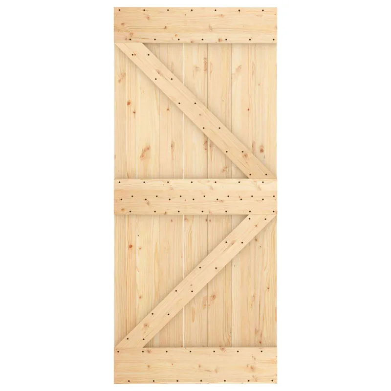 Slankios durys Natūrali ir Balta 90 x 210 cm