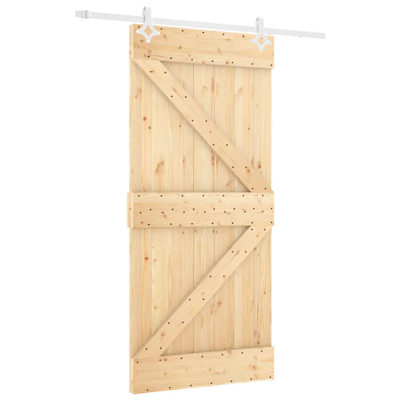 Slankios durys Natūrali ir Balta 100 x 210 cm