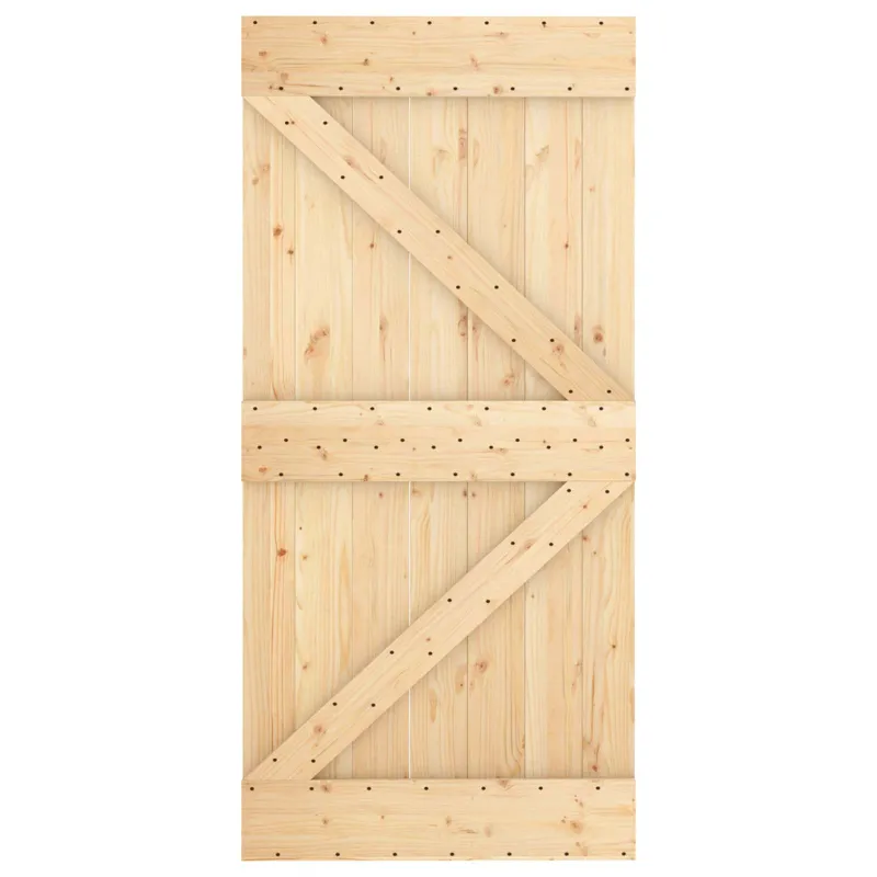 Slankios durys Natūrali ir Balta 100 x 210 cm