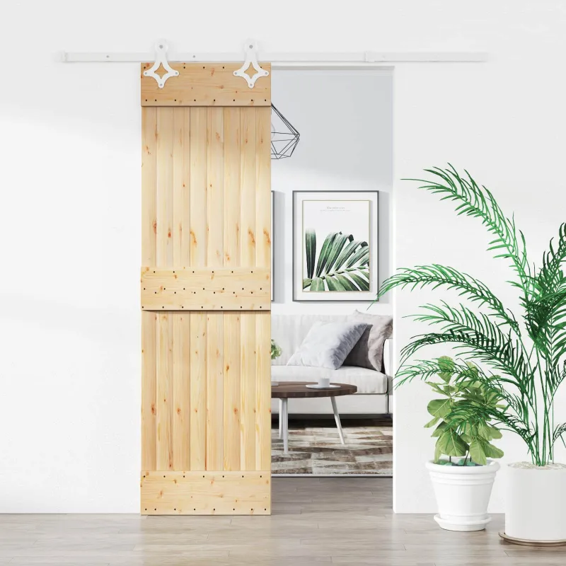 Slankios durys Natūrali ir Balta 70 x 210 cm