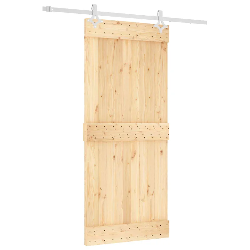 Slankios durys Natūrali ir Balta 90 x 210 cm