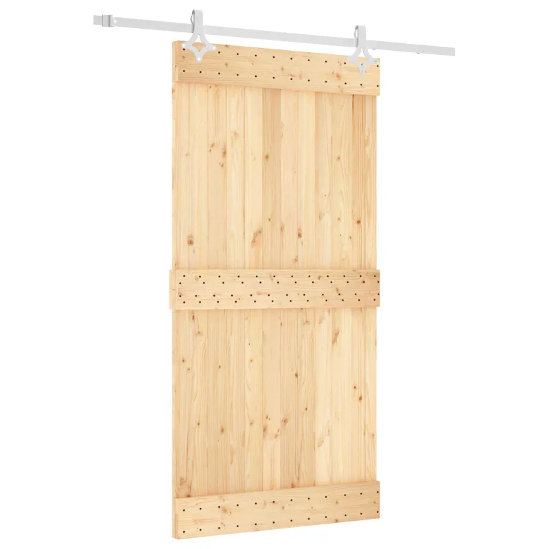 Slankios durys Natūrali ir Balta 100 x 210 cm