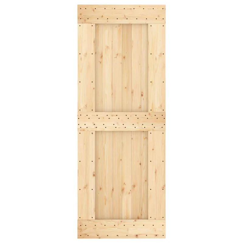 Slankios durys Natūrali ir Balta 85 x 210 cm