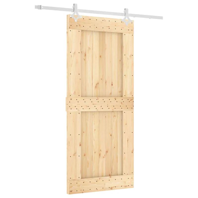 Slankios durys Natūrali ir Balta 90 x 210 cm