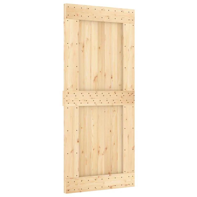 Slankios durys Natūrali ir Balta 90 x 210 cm