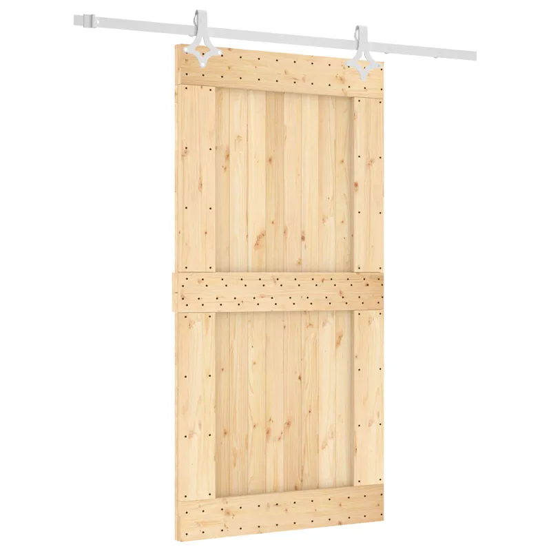 Slankios durys Natūrali ir Balta 100 x 210 cm