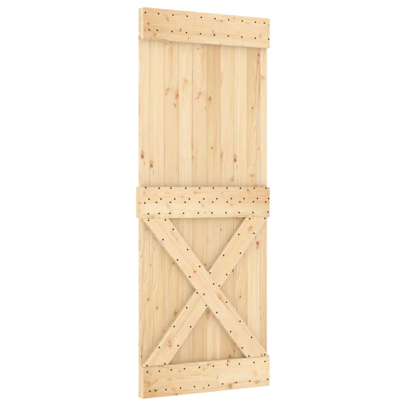 Slankios durys Natūrali ir Balta 80 x 210 cm