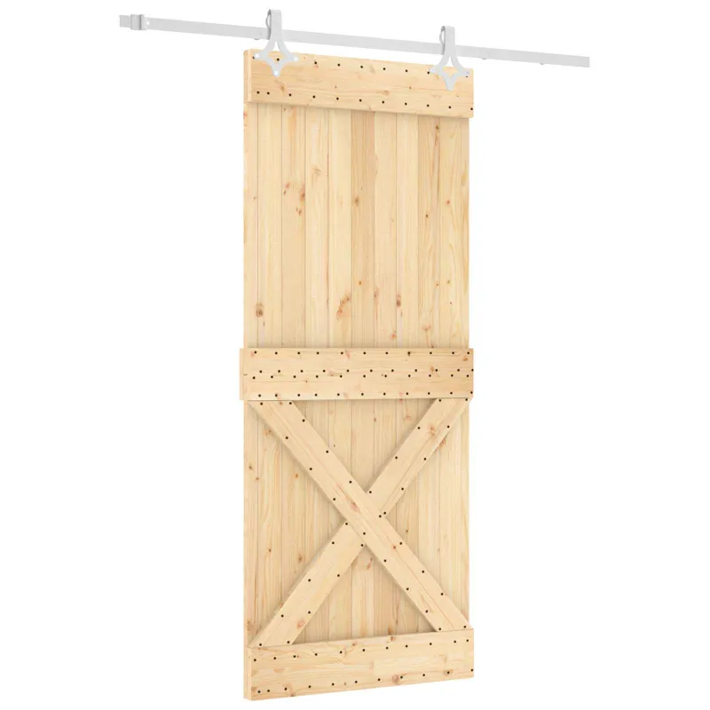 Slankios durys Natūrali ir Balta 85 x 210 cm