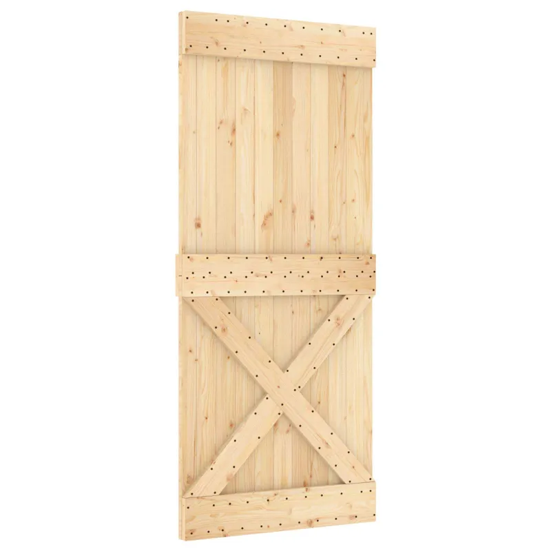 Slankios durys Natūrali ir Balta 90 x 210 cm