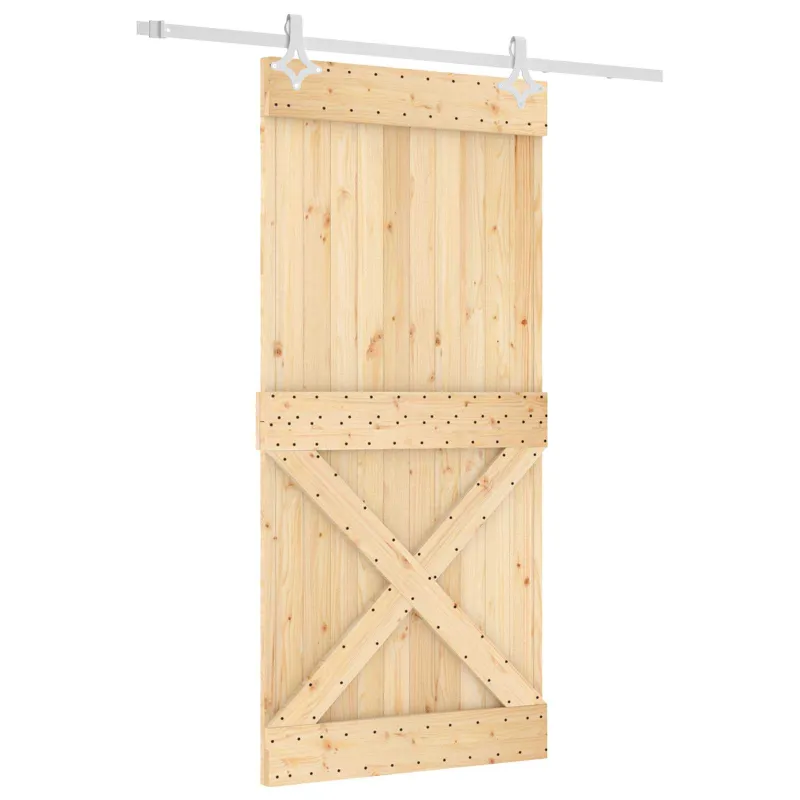 Slankios durys Natūrali ir Balta 95 x 210 cm