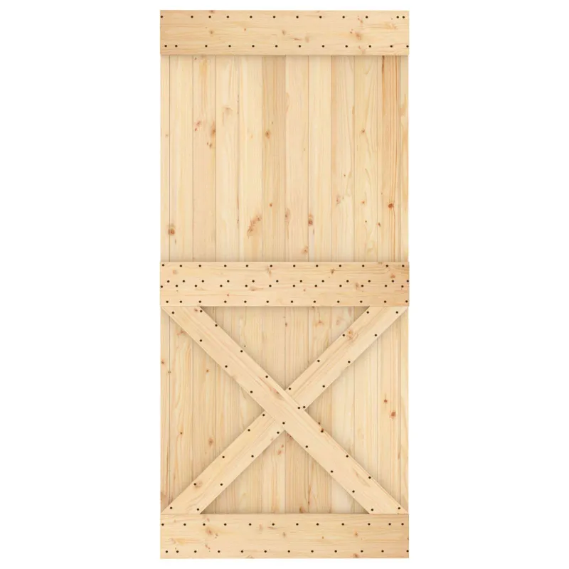 Slankios durys Natūrali ir Balta 95 x 210 cm