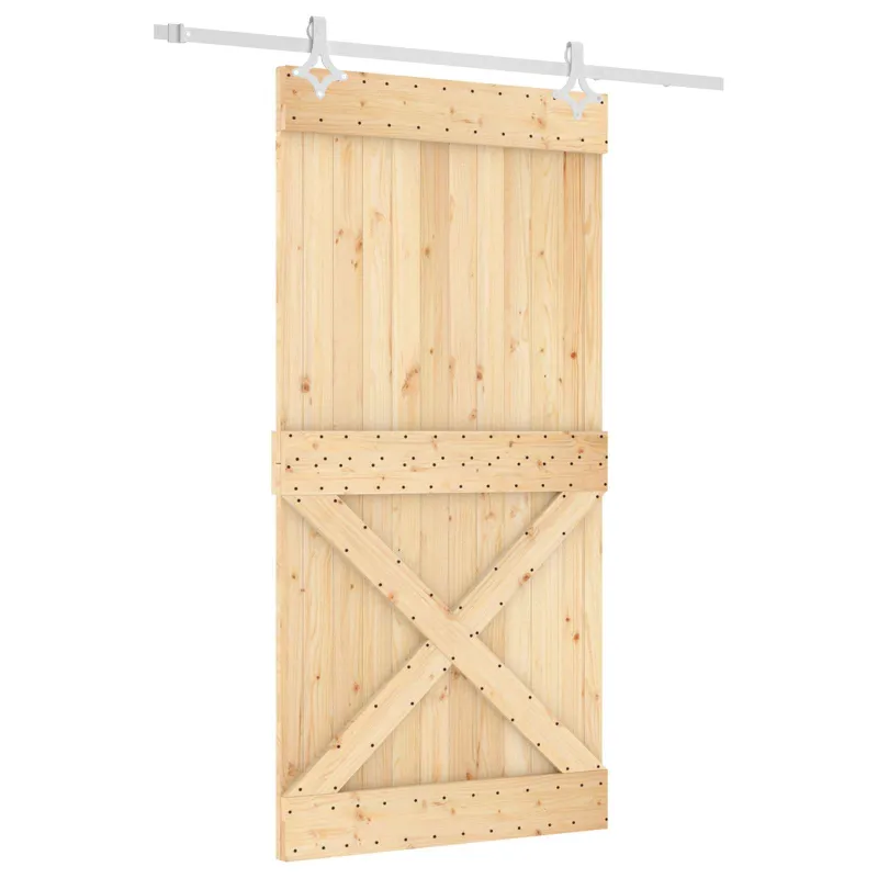 Slankios durys Natūrali ir Balta 100 x 210 cm