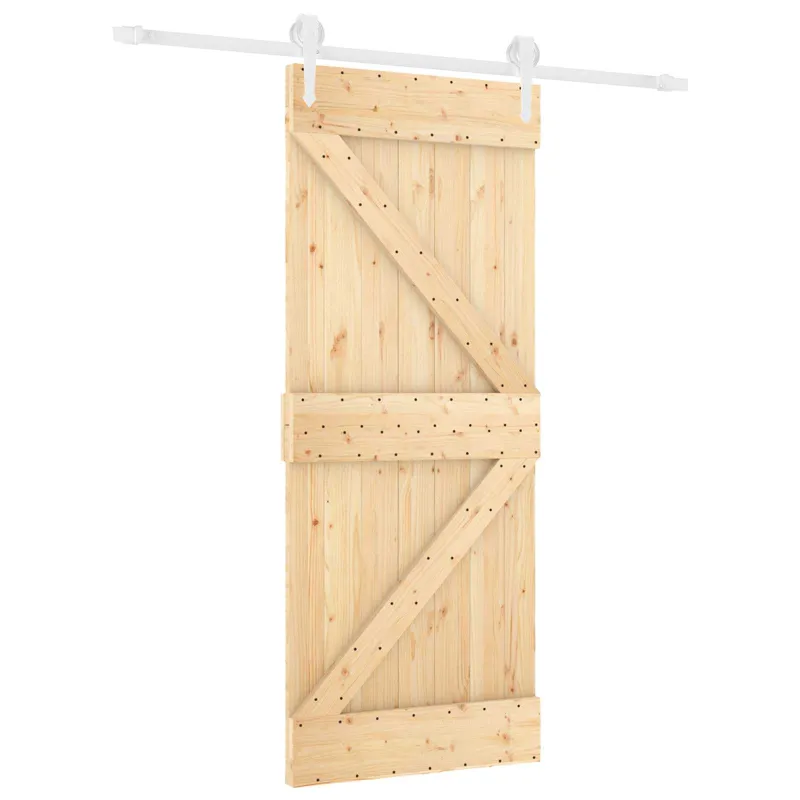 Slankios durys Natūrali ir Balta 85 x 210 cm