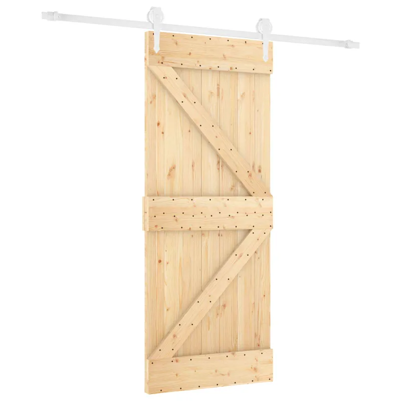 Slankios durys Natūrali ir Balta 80 x 210 cm