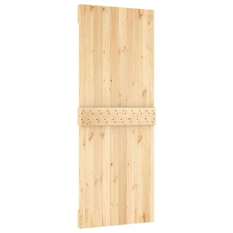 Slankios durys Natūrali ir juoda 80 x 210 cm