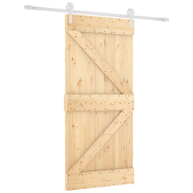Slankios durys Natūrali ir Balta 95 x 210 cm