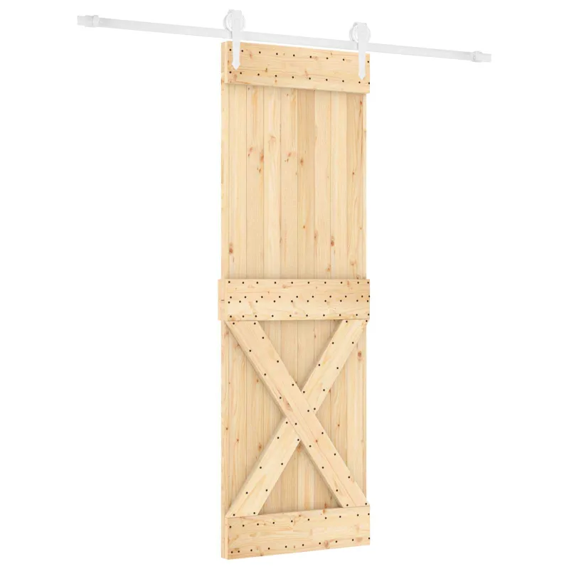 Slankios durys Natūrali ir Balta 80 x 210 cm
