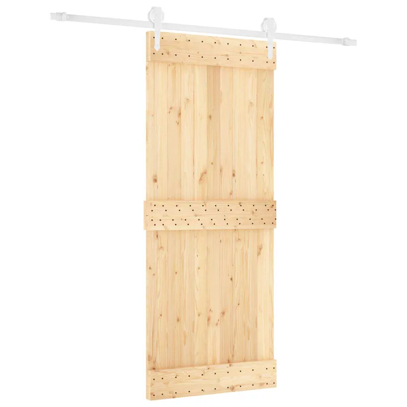 Slankios durys Natūrali ir Balta 85 x 210 cm