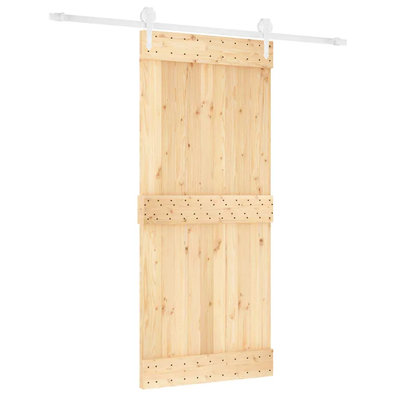 Slankios durys Natūrali ir Balta 90 x 210 cm