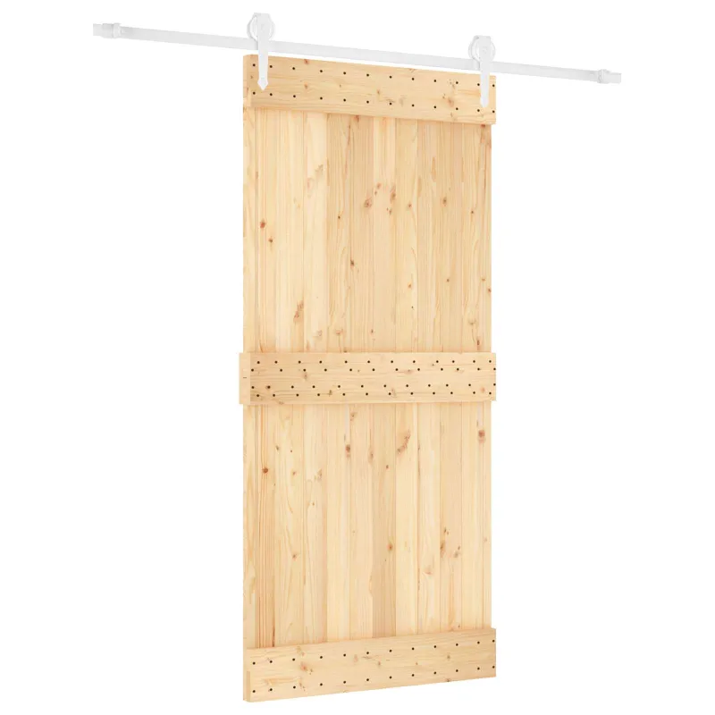 Slankios durys Natūrali ir Balta 95 x 210 cm