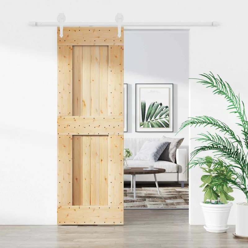 Slankios durys Natūrali ir Balta 70 x 210 cm