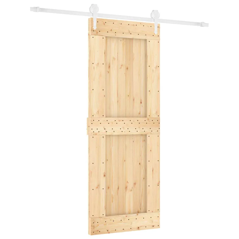 Slankios durys Natūrali ir Balta 80 x 210 cm