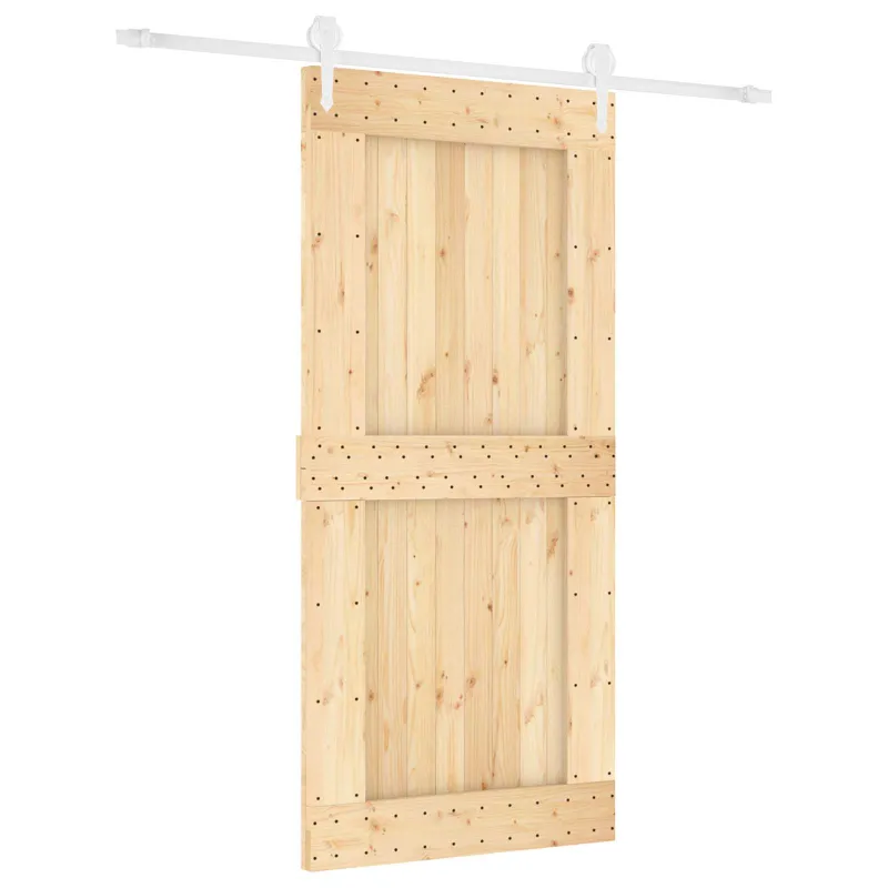 Slankios durys Natūrali ir Balta 95 x 210 cm