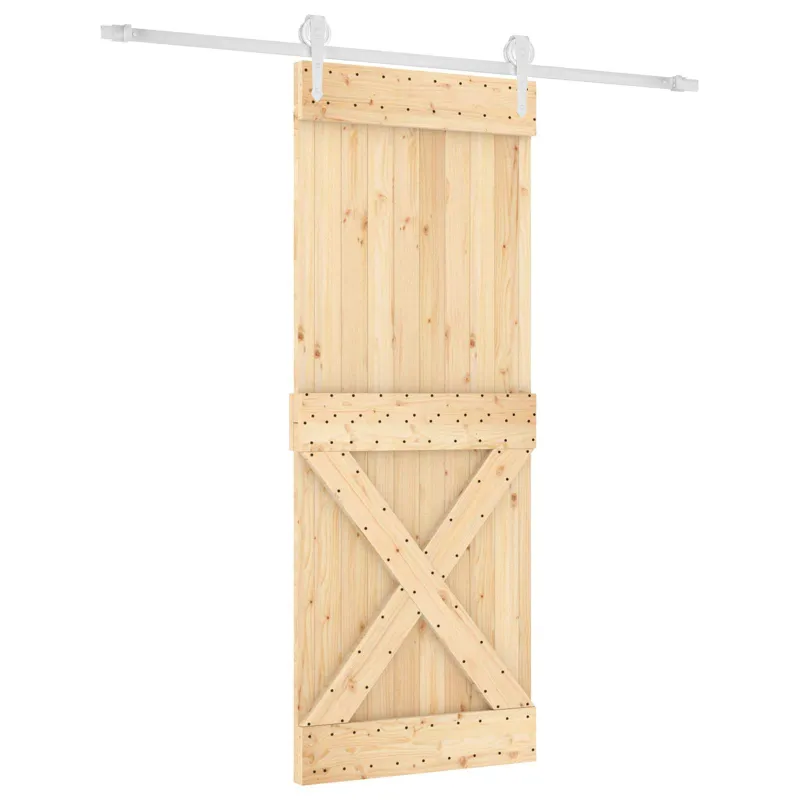 Slankios durys Natūrali ir Balta 80 x 210 cm