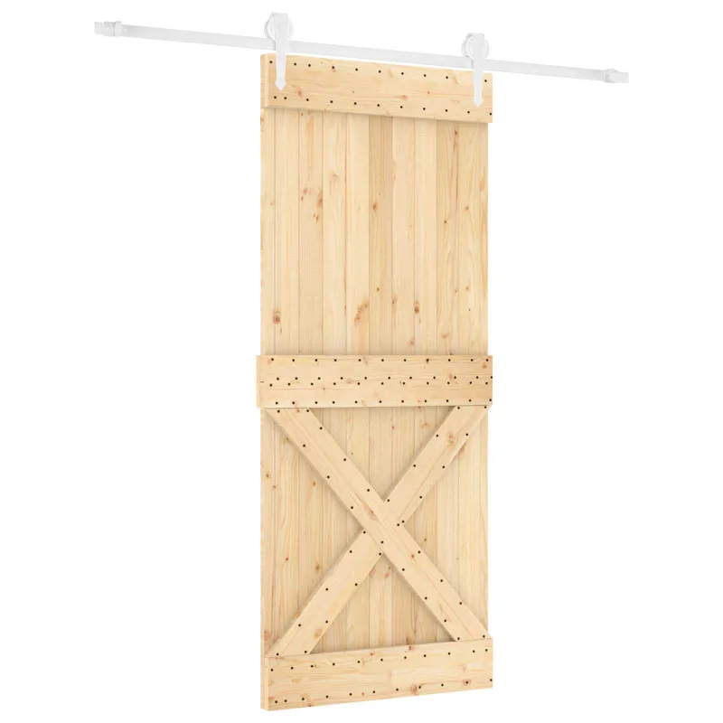 Slankios durys Natūrali ir Balta 85 x 210 cm