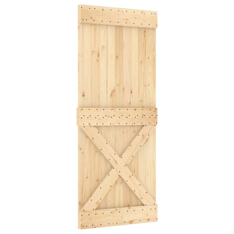 Slankios durys Natūrali ir Balta 85 x 210 cm