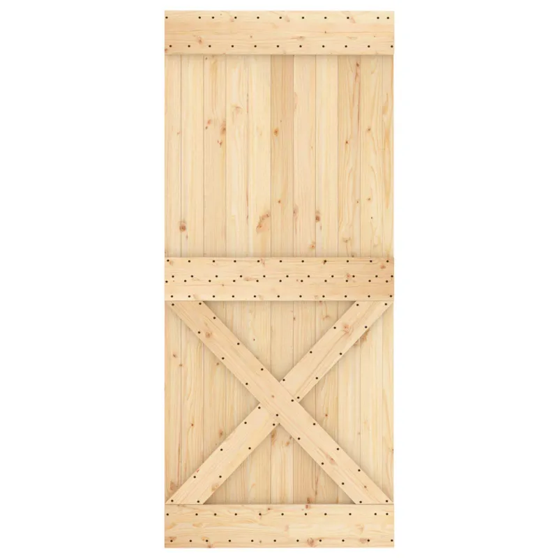 Slankios durys Natūrali ir Balta 90 x 210 cm