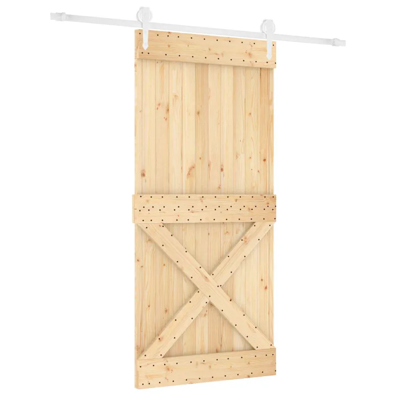 Slankios durys Natūrali ir Balta 95 x 210 cm