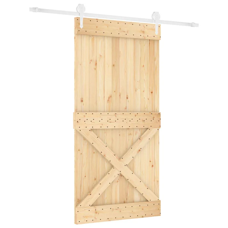 Slankios durys Natūrali ir Balta 100 x 210 cm