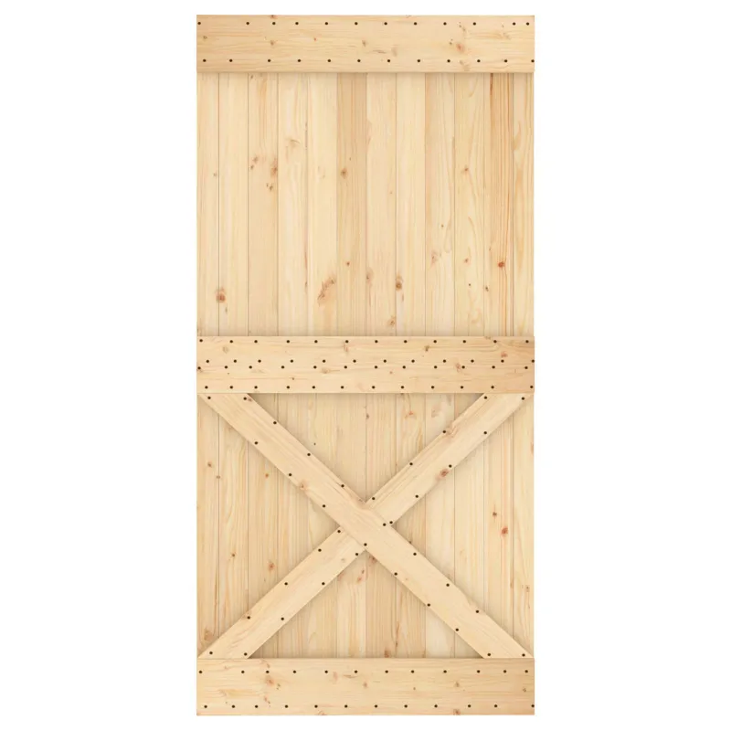 Slankios durys Natūrali ir Balta 100 x 210 cm