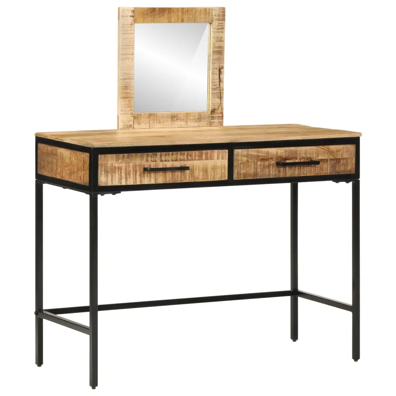 Makiažo stalas Ruda 100 x 40 x 120 cm Mango medienos masyvas