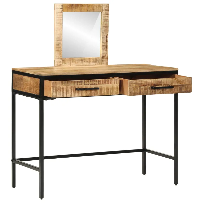 Makiažo stalas Ruda 100 x 40 x 120 cm Mango medienos masyvas