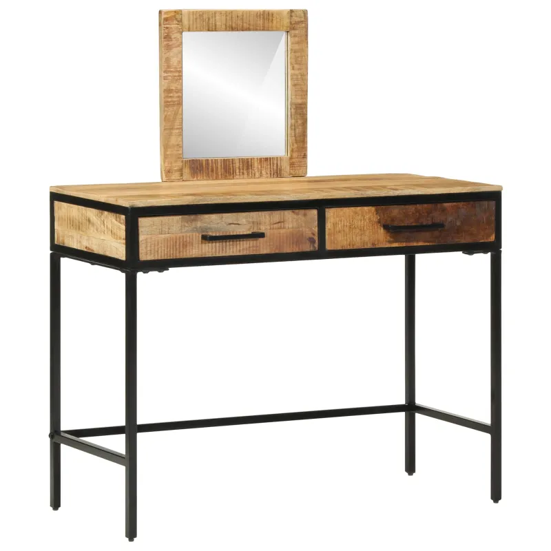 Makiažo stalas Ruda 100 x 40 x 120 cm Mango medienos masyvas