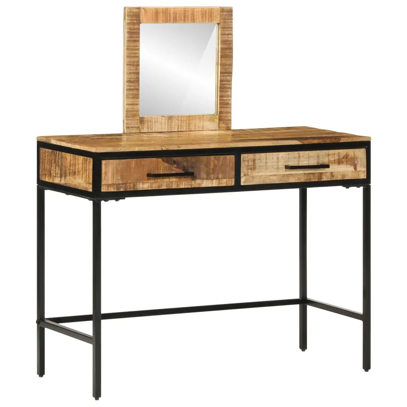 Makiažo stalas Ruda 100 x 40 x 120 cm Mango medienos masyvas
