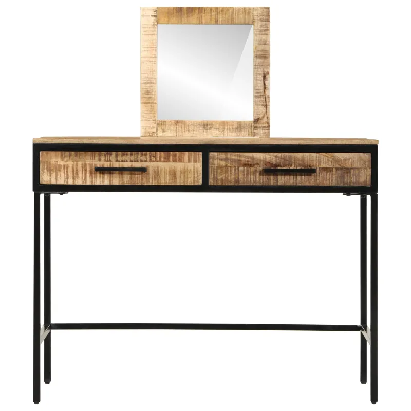 Makiažo stalas Ruda 100 x 40 x 120 cm Mango medienos masyvas