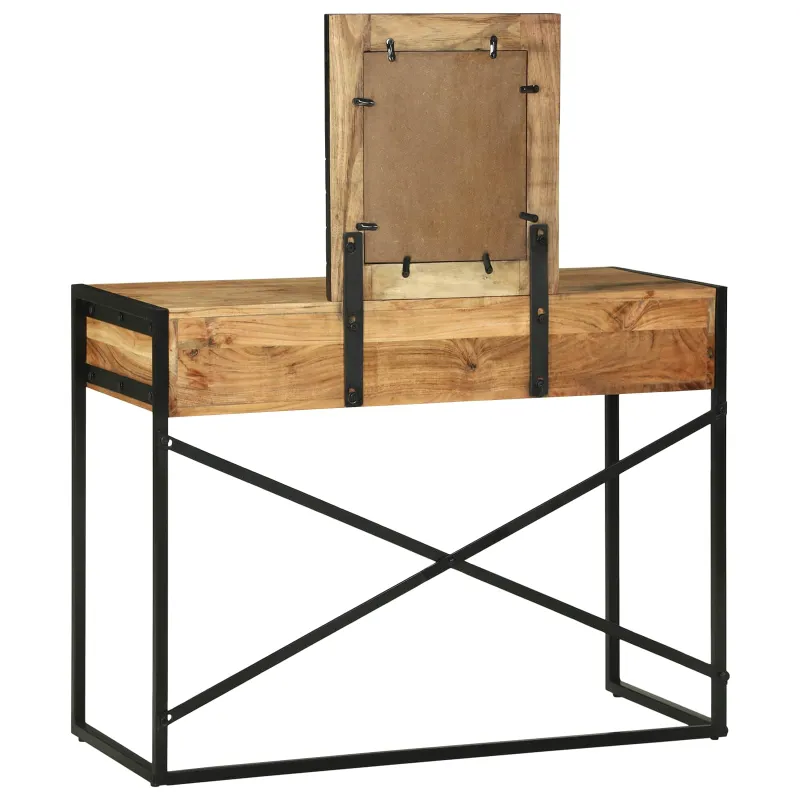 Makiažo stalas Ruda 100 x 40 x 120 cm Kietos akacijos mediena