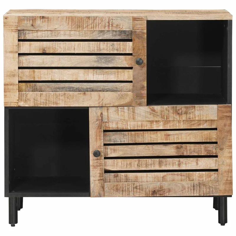 Saugojimo spintos Ruda 80 x 33,5 x 75 cm Kietas mango medis