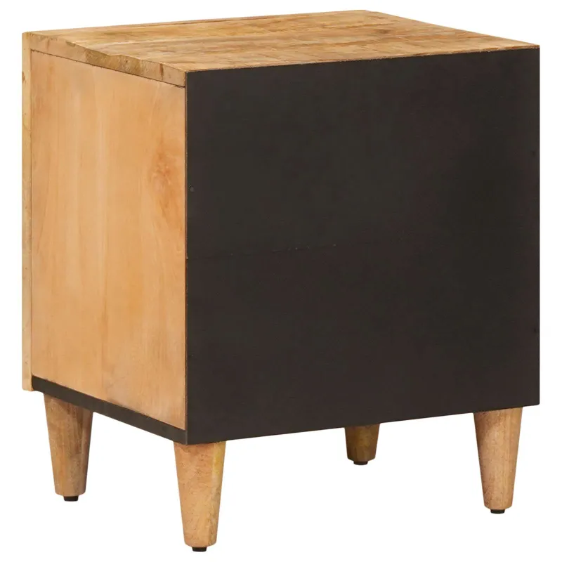 Naktinis staliukas 2 pcs Ruda 40 x 33,5 x 46 cm